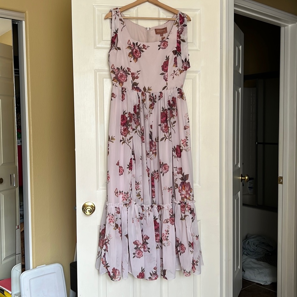 NWT pink floral jessakae maxi dress